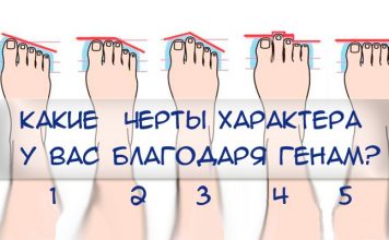 ПАЛЬЦЫ НОГ О НАШЕМ ХАРАКТЕРЕ
