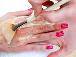 Домашняя маска для ногтей