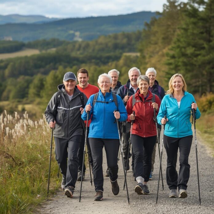 скандинавская ходьба