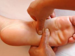 7 активных точек на стопе