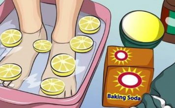 лимонная ванна для ног