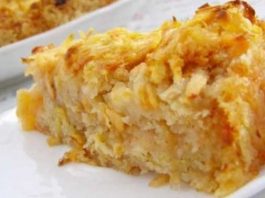 Диетический пирог без пшеничной муки с яблоками