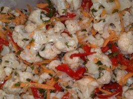 Цветная капуста по-корейски