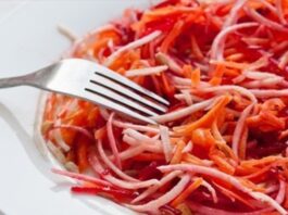 Салат для очищения организма